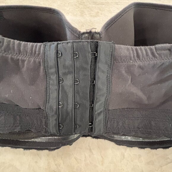 Natori, Pure Luxe Strapless Contour Underwire Bra, 36DD, Black - Picture 6 of 7